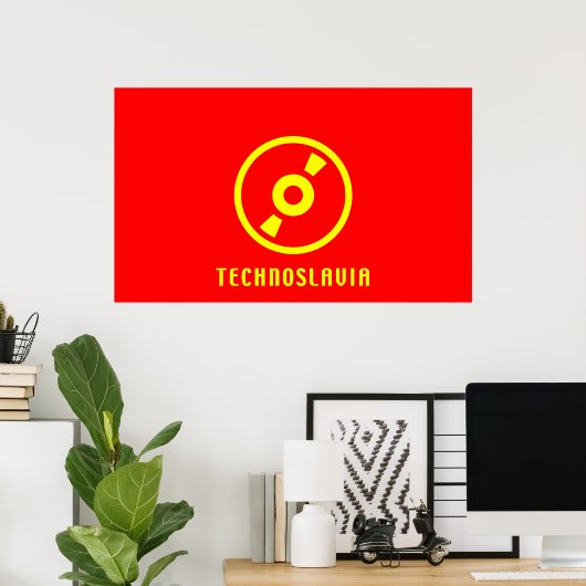 Poster Technoslavia (Bureau à domicile)
