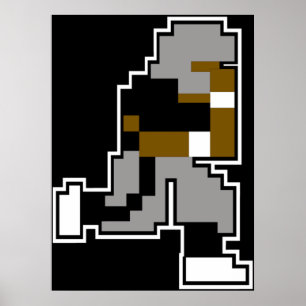 Poster Tecmo Bowl - Tecmo Bo - Oakland Los Angeles
