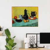 Poster Tecte d'émail bleu, etc. 1888 (Bureau à domicile)