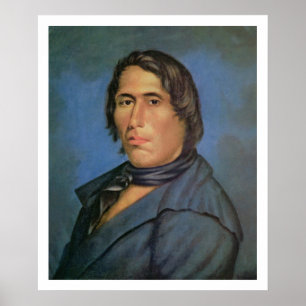 Poster Tecumseh (1768-1813) (huile sur toile)
