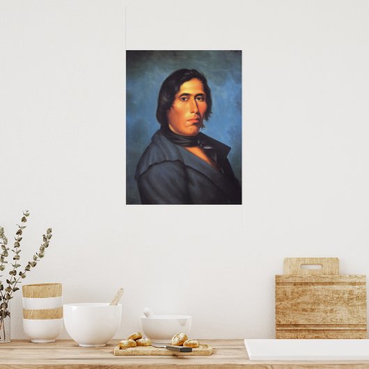 Poster Tecumseh Amérindien (Cuisine)