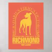 Poster Ted Lasso | AFC Richmond Gold Arched Logo (Devant)