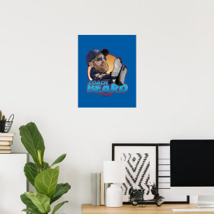 Poster Ted Lasso   Coach Beard Bobblehead
