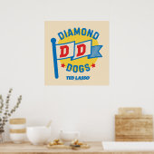 Poster Ted Lasso | Diamond Chiens Pennant Graphisme (Cuisine)
