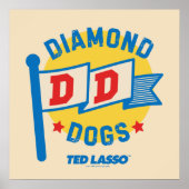 Poster Ted Lasso | Diamond Chiens Pennant Graphisme (Devant)
