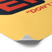 Poster Ted Lasso | Graphique de typographie de l'effet Ro (Coin)