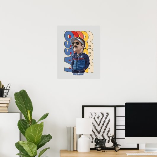 Poster Ted Lasso | Lasso Bobblehead (Bureau à domicile)