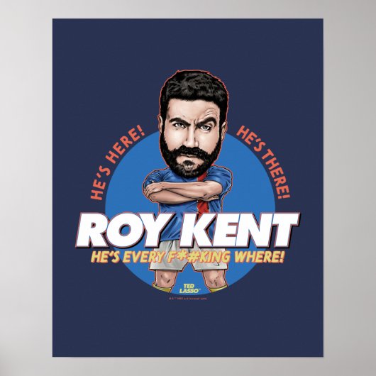 Poster Ted Lasso | Roy Kent Bobblehead (Devant)
