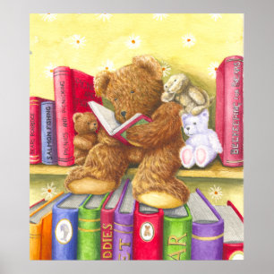 Poster Teddies Story Time