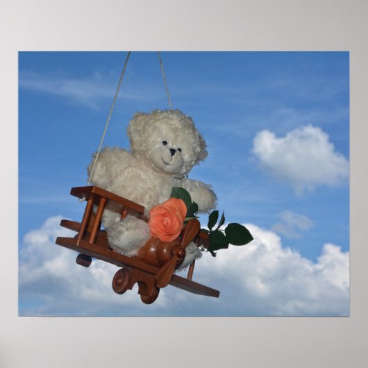 Poster Teddy auf Reisen (Devant)