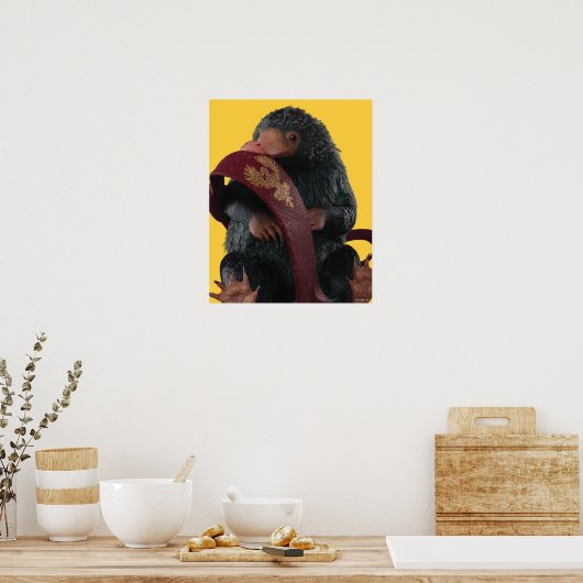 Poster Teddy Avec Cravate Graphique (Cuisine)