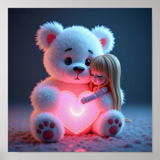 Poster Teddy Bear (Devant)