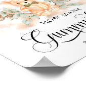 Poster Teddy Bear Devine Combien ? Jeu baby shower (Coin)