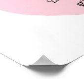 Poster Teddy Bear Love Baby Girl Douche (Coin)