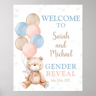 Poster Teddy Bear Sexe Reveillez Signal de bienvenue