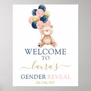 Poster Teddy Bear Sexe Reveillez Signal de bienvenue