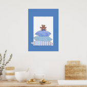 Poster Teddy Bear sur les coussins (Cuisine)