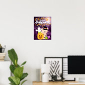 Poster Teddy Bear Warlock - Happy Halloween (Bureau à domicile)