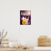Poster Teddy Bear Warlock - Happy Halloween (Cuisine)