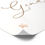 Poster Teddy Bear with Neutral Balloons Gender Reveal (Coin)