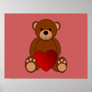 Poster Teddy Love