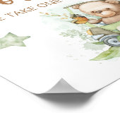 Poster Teddy ours nous pouvons attendre le signe des Favo (Coin)