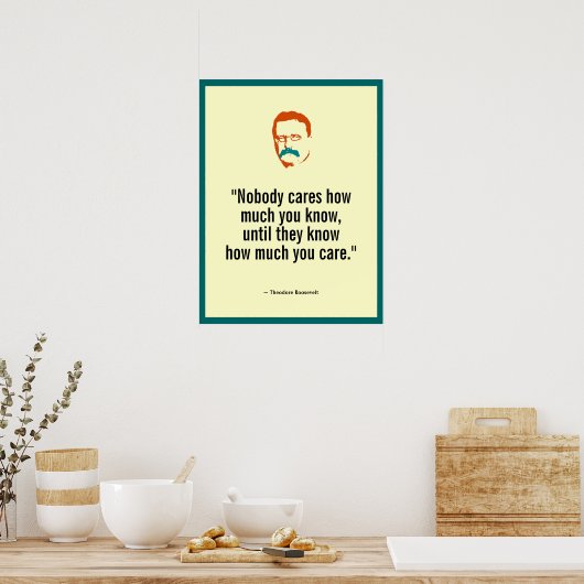 Poster Teddy Roosevelt (Cuisine)
