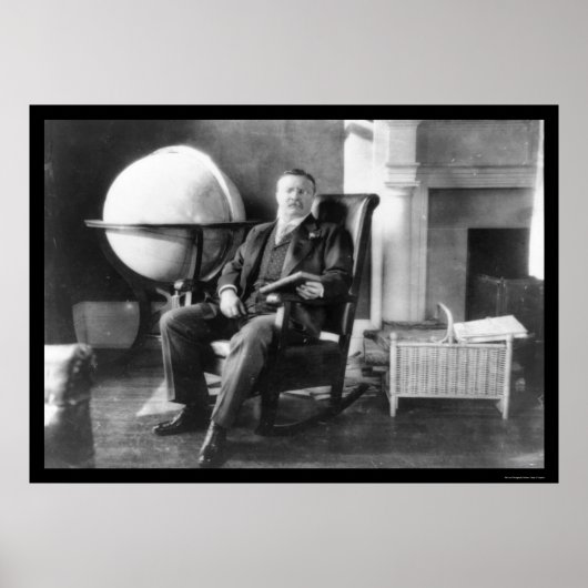 Poster Teddy Roosevelt dans Repose 1908 (Devant)