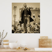 Poster Teddy Roosevelt Parle 1905 Vintage (Cuisine)