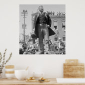 Poster Teddy Roosevelt s'adresse à la foule en 1905 Vinta (Cuisine)