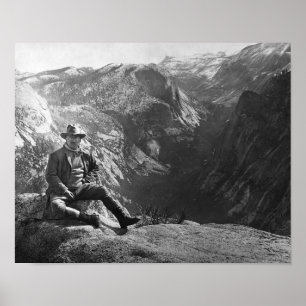 Poster Teddy Roosevelt - Yosemite Circa 1903