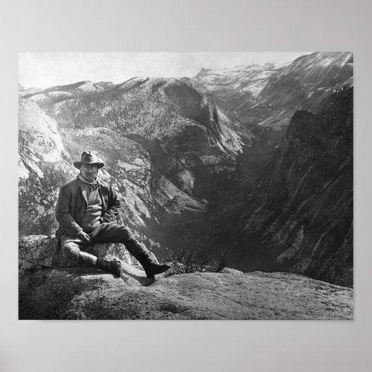 Poster Teddy Roosevelt - Yosemite Circa 1903 (Devant)
