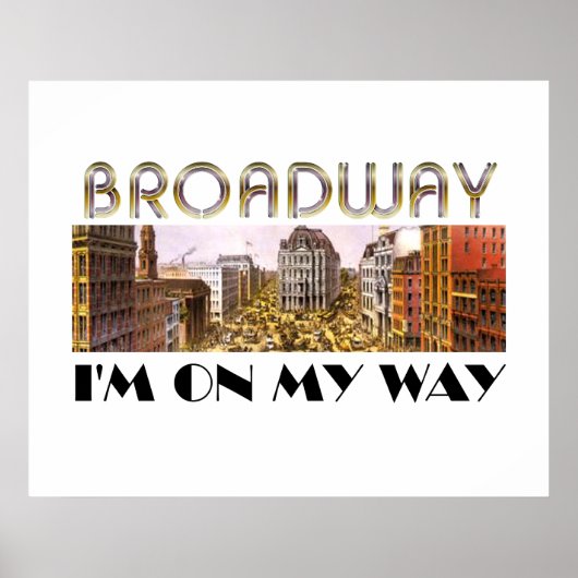 Poster TEE Broadway Star (Devant)