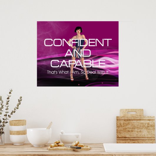 Poster TEE confiant (Cuisine)
