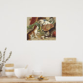 Poster TEE Curious Cat (Cuisine)