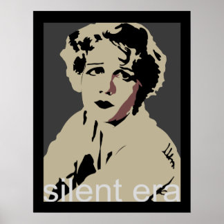 Poster tee de film de l'ère silencieuse