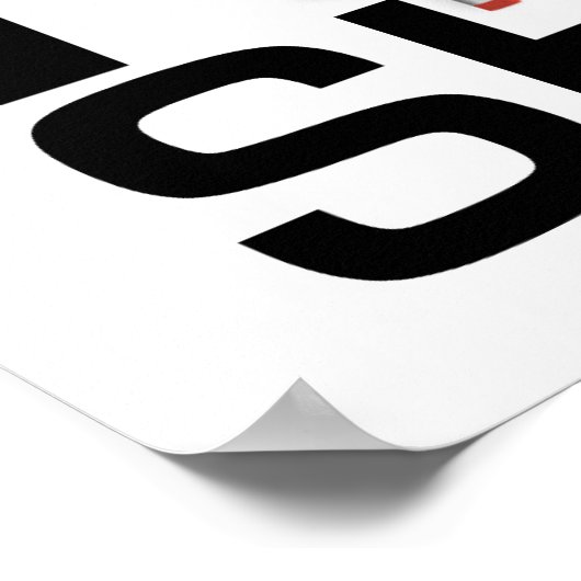 Poster TEE I Work For Chaussures (Coin)