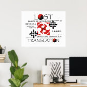 Poster TEE perdu dans la traduction (Bureau à domicile)