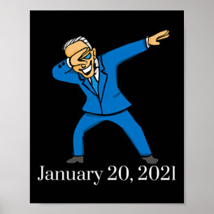 Poster tee - shirt de la chemise Biden 2021