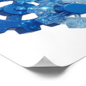 Poster Tee-shirt Dynamic Blue BLUE GEAR (Coin)