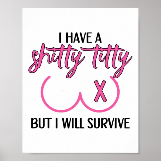 Poster Tee - shirts du cancer du sein (Devant)