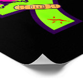 Poster Tee Sick Seven Mème Six Sept Blague Drôle Drip (Coin)