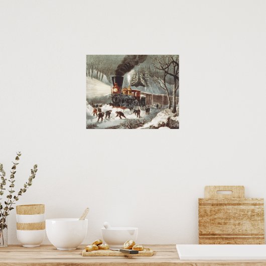 Poster TEE Snow Train (Cuisine)