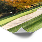 Poster Tee time en automne (Coin)