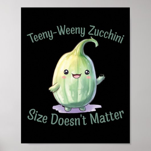 Poster Teeny Weeny Zucchini (Devant)