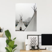 Poster Teepees Print (Bureau à domicile)