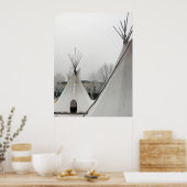 Poster Teepees Print (Cuisine)