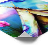 Poster Teepepee encre et art de l'eau (Coin)