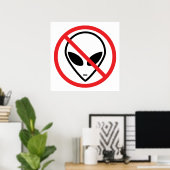 Poster tegen Alien-resistentie (Thuiskantoor)