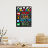 Poster tegen cyberpesten (Keuken)